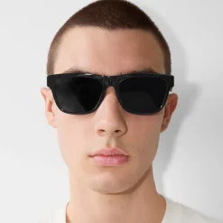Check Rectangular Sunglasses