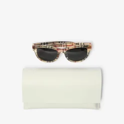 Check Round Sunglasses