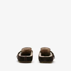 Check Shearling Urchin Clogs