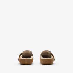 Check Shearling Urchin Clogs