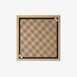 Check Silk Scarf