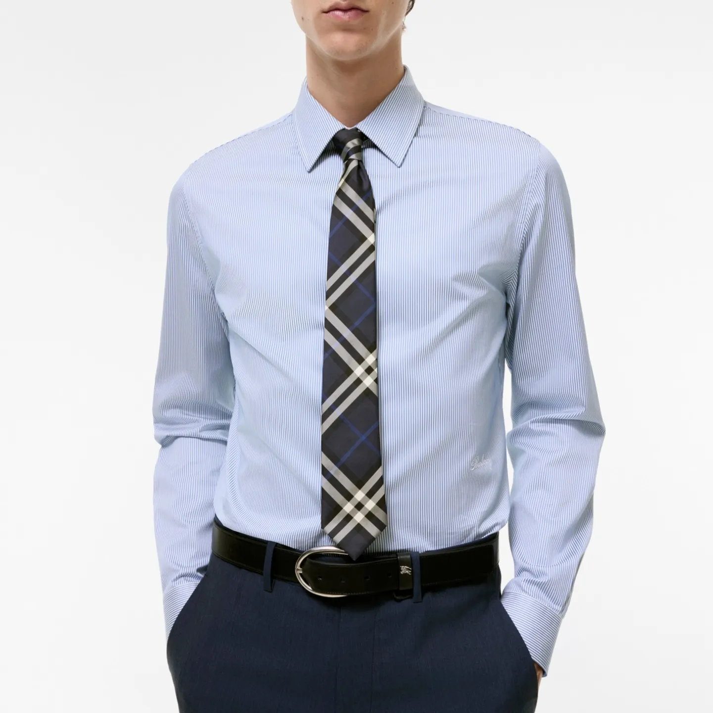 Check Silk Tie