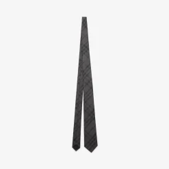 Check Silk Tie