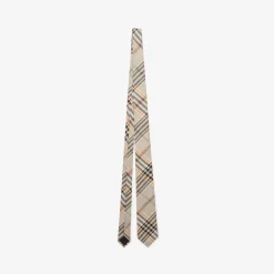 Check Silk Tie