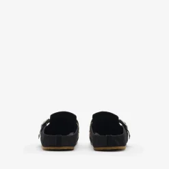 Check Suede Urchin Clogs