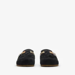Check Suede Urchin Clogs