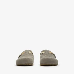 Check Suede Urchin Clogs