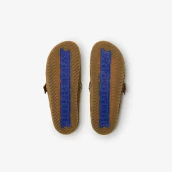 Check Suede Urchin Clogs