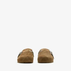 Check Suede Urchin Clogs