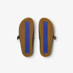 Check Suede Urchin Clogs