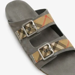 Check Suede Urchin Sandals