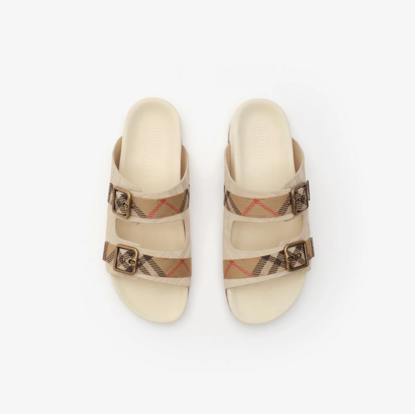 Check Suede Urchin Sandals