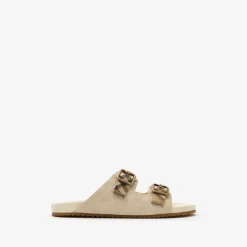 Check Suede Urchin Sandals