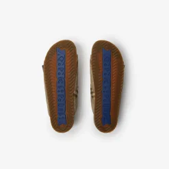 Check Suede Urchin Sandals