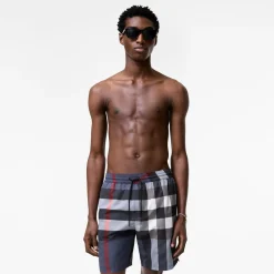 Check Swim Shorts
