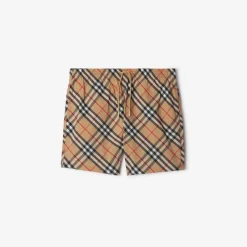 Check Swim Shorts