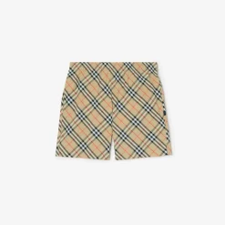 Check Swim Shorts