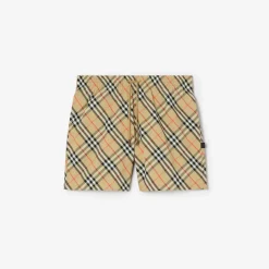 Check Swim Shorts