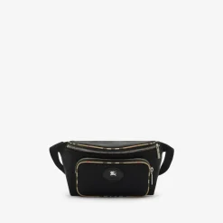 Check Trim Belt Bag