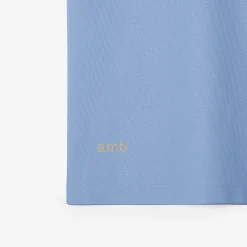 Check Trim Cotton Polo Shirt
