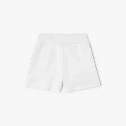 Check Trim Cotton Shorts
