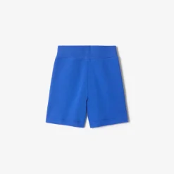 Check Trim Cotton Shorts