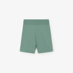 Check Trim Cotton Shorts