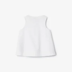 Check Trim Cotton Top