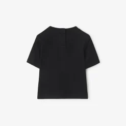 Check Trim Cotton T-shirt