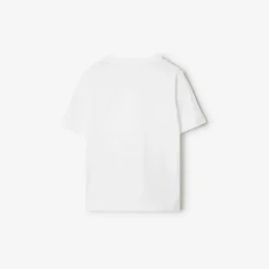 Check Trim Cotton T-shirt