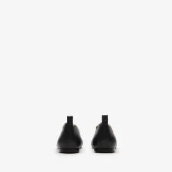 Check Trim Leather Robin Ballerinas