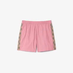 Check Trim Swim Shorts