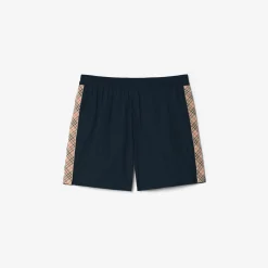 Check Trim Swim Shorts