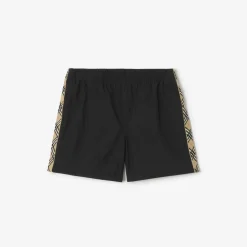 Check Trim Swim Shorts