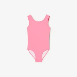 Check Trim Swimsuit