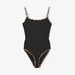 Check Trim Swimsuit