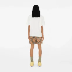Check Twill Shorts