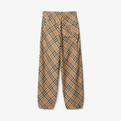 Check Twill Trousers