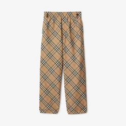 Check Twill Trousers