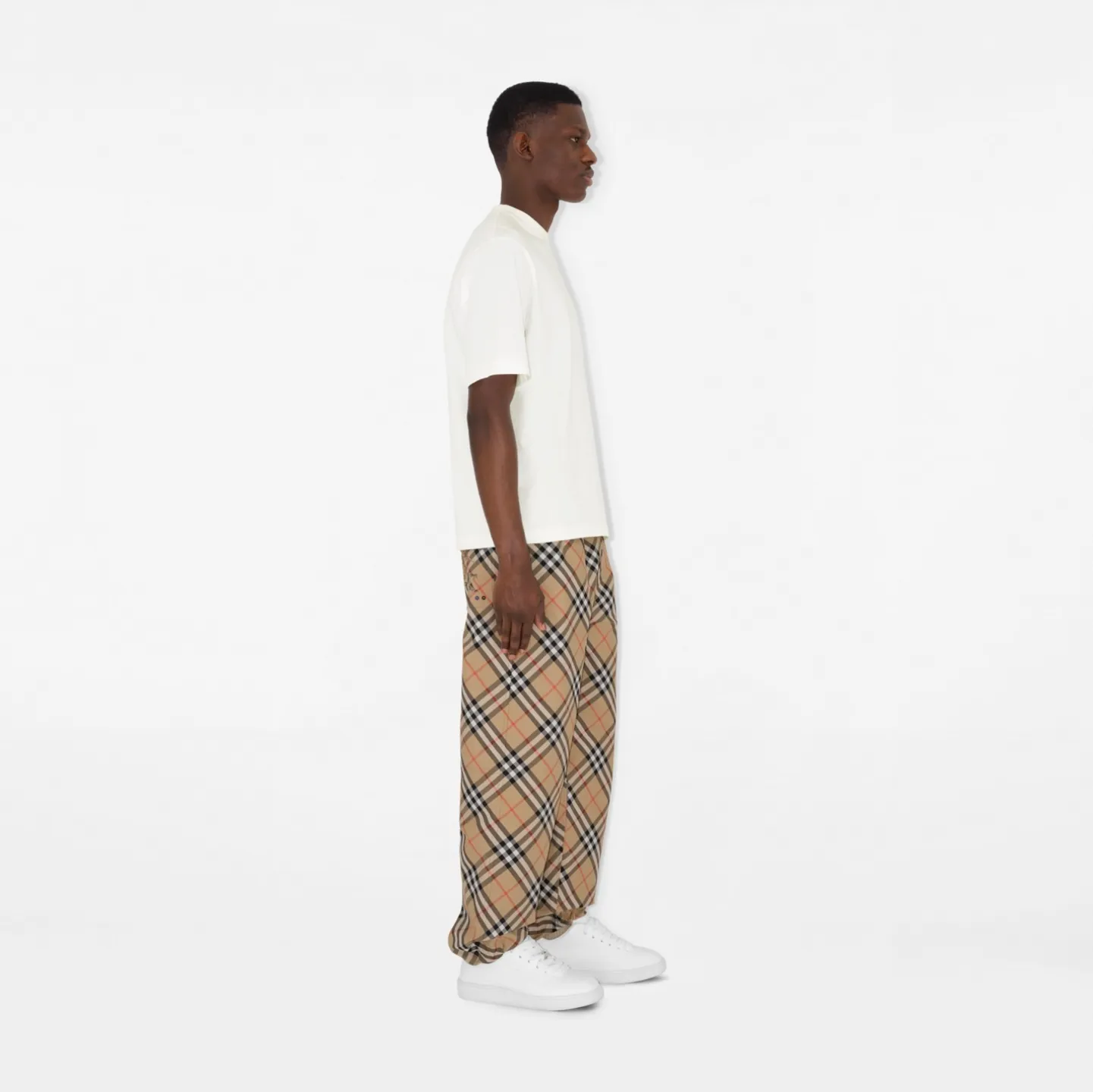 Check Twill Trousers