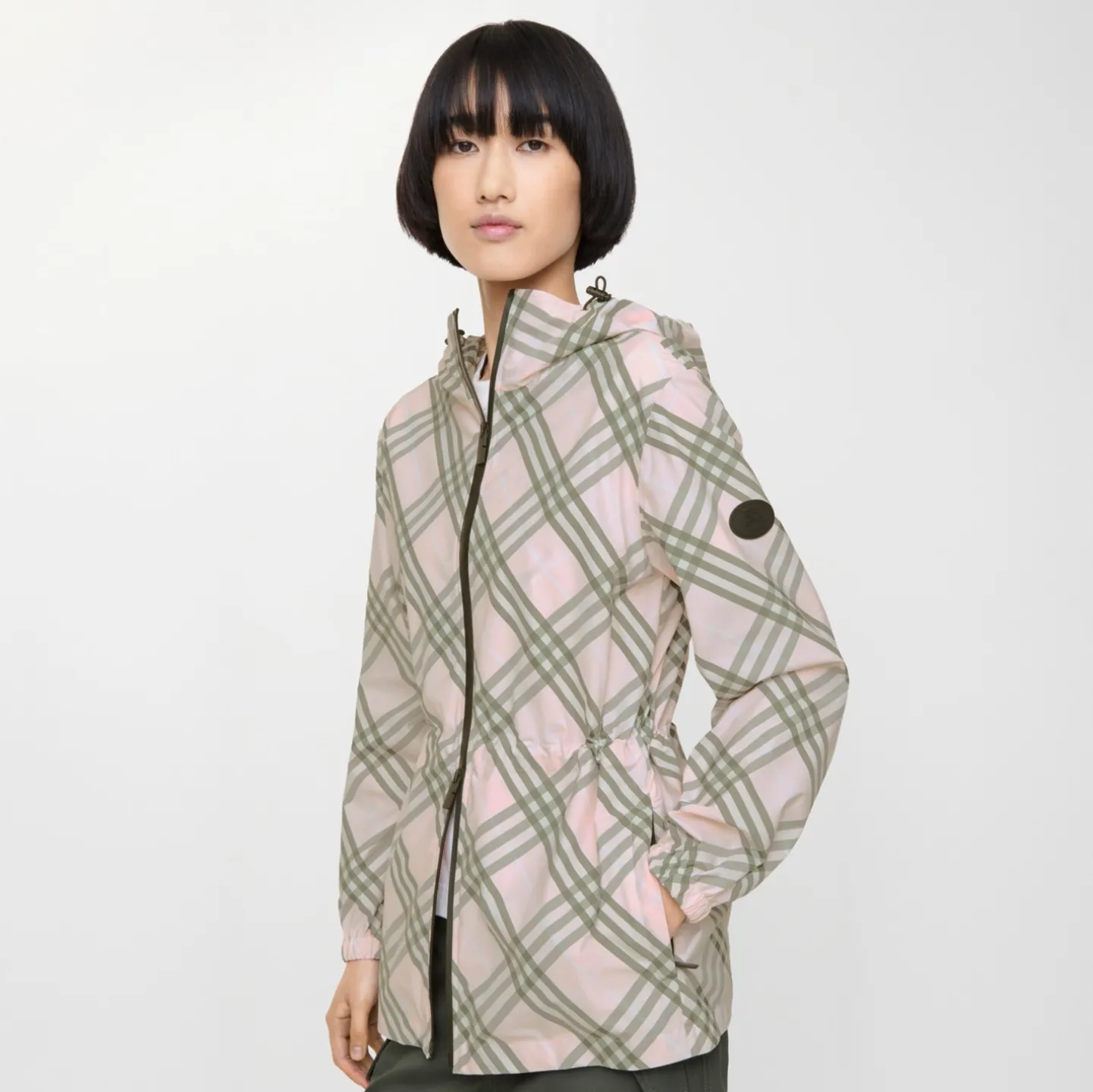 Check Whitstable Hooded Jacket