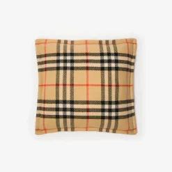 Check Wool Cashmere Cushion