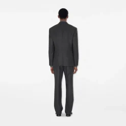 Check Wool Cashmere Tailored Jacket
