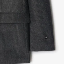 Check Wool Cashmere Tailored Jacket