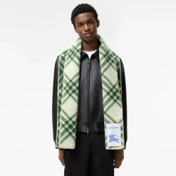 Check Wool Scarf