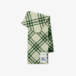 Check Wool Scarf