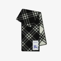 Check Wool Scarf
