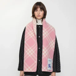 Check Wool Scarf