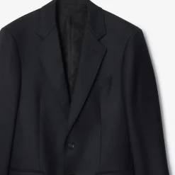 Check Wool Tailored Jacket