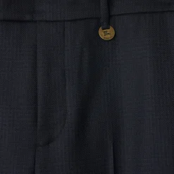 Check Wool Tailored Trousers
